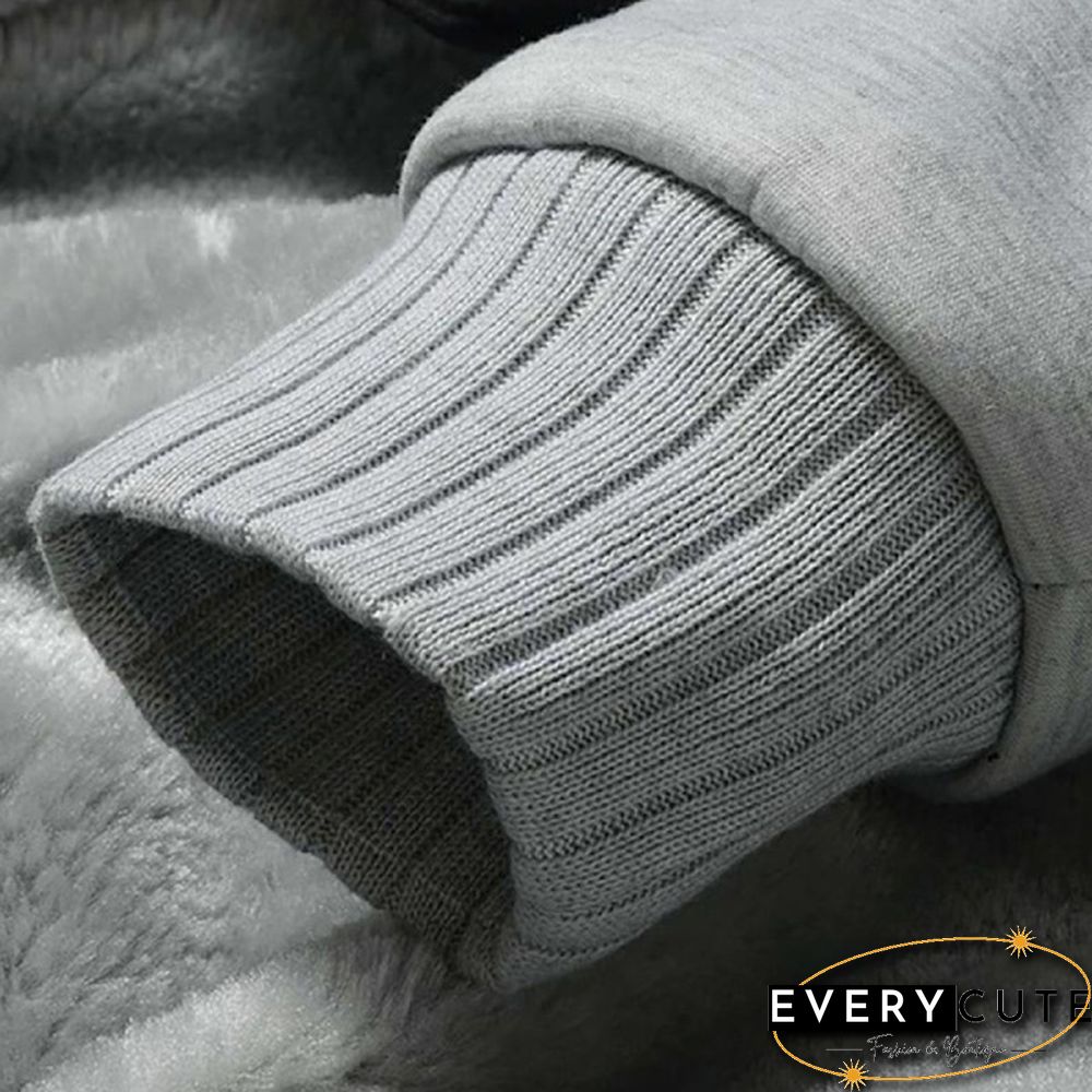 Fashion Winter Plus Fleece Jackets Men's Camouflage Hooded Cotton Down Jacket Plus Size Long Sleeve Zipper Jacket Coat