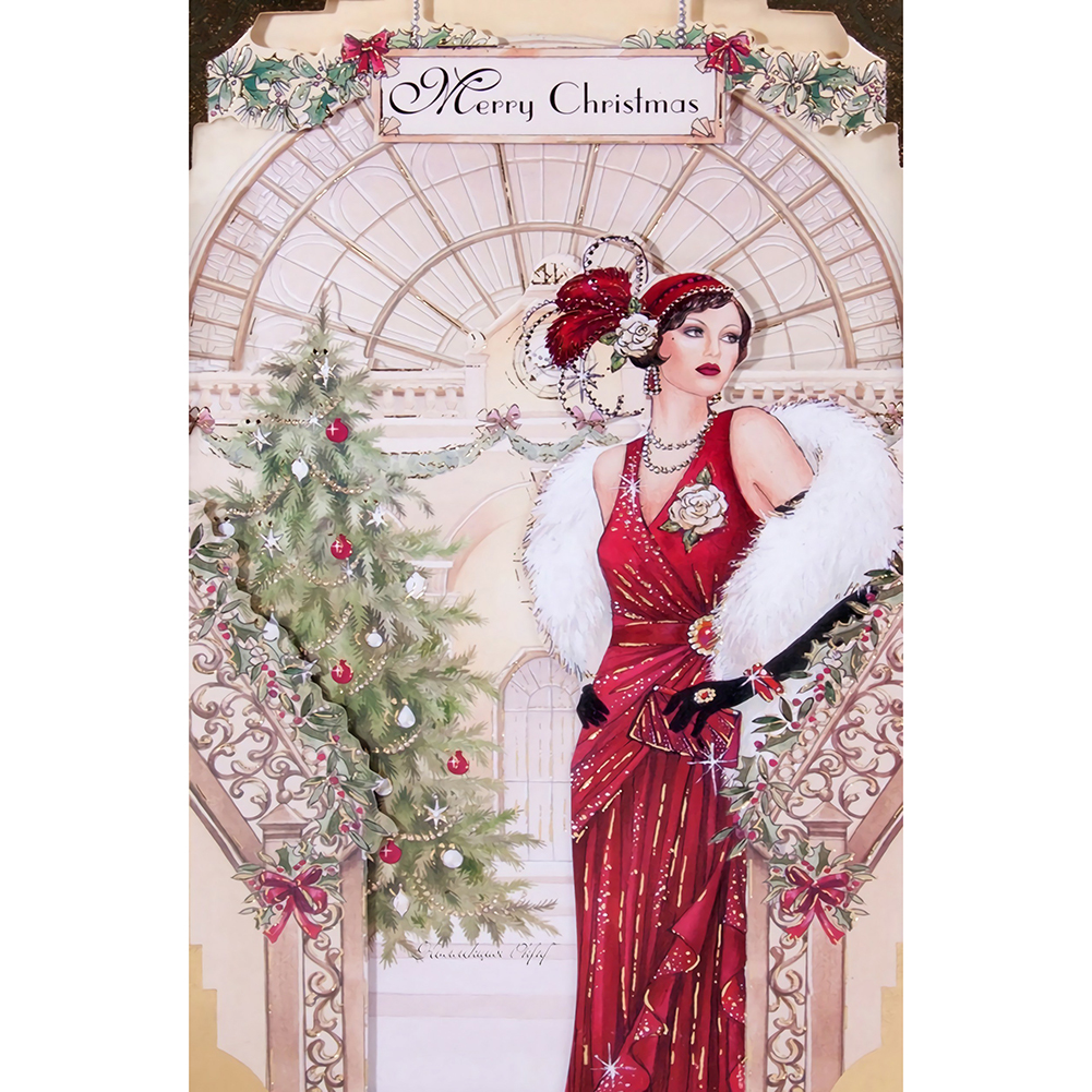 

Elegant Lady - Round Drill Diamond Painting - 30*40CM, 501 Original