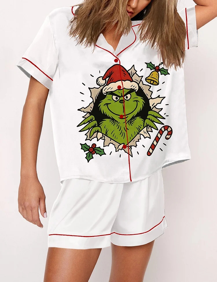 Women&rsquo;s Vintage Grinchmas Pajama Set