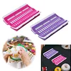 (US Only)2pcs 30 Positions Floss Organizer Plastic Thread Organizers (Rose Red Purple)