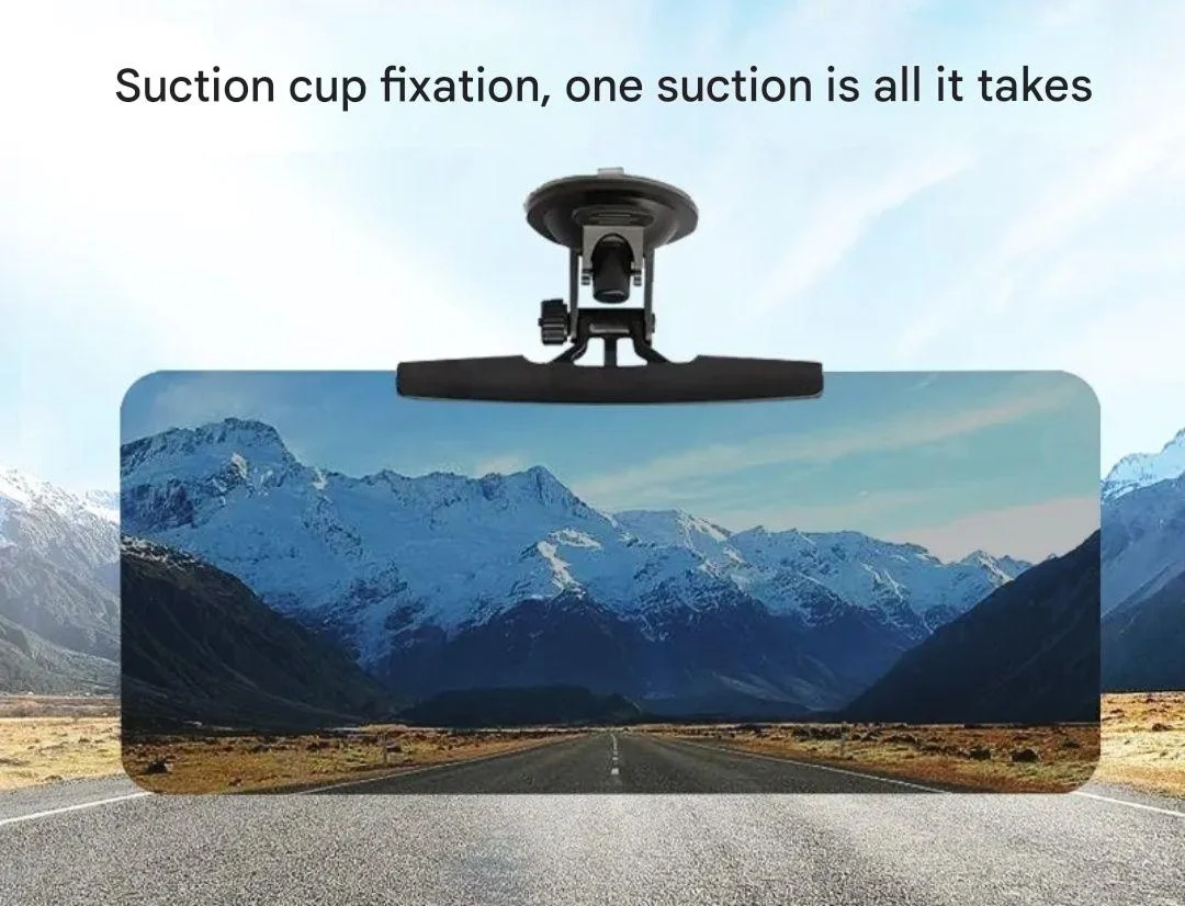 Car anti-glare sunshade