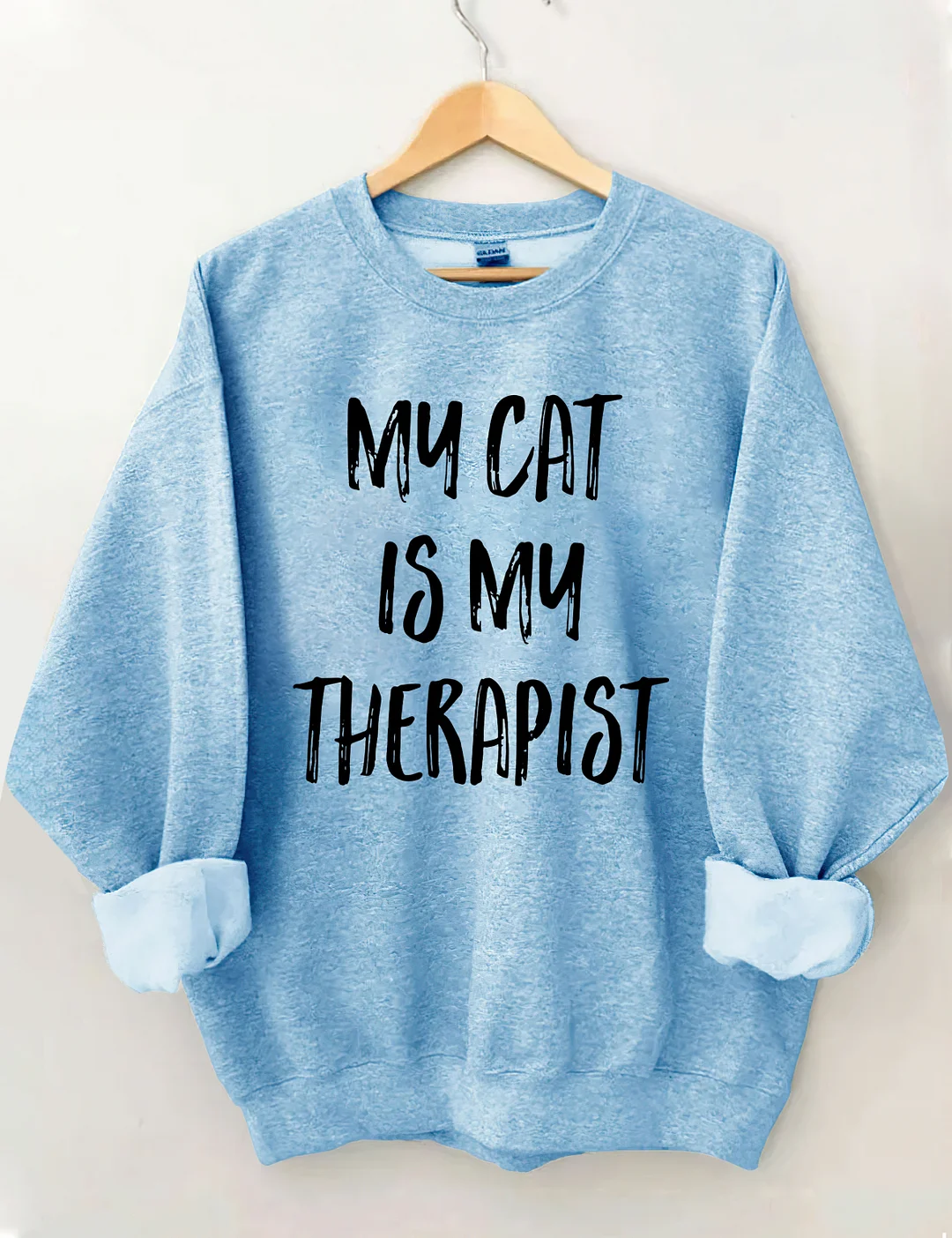 My Cat Is My Therapist Sweatshirt