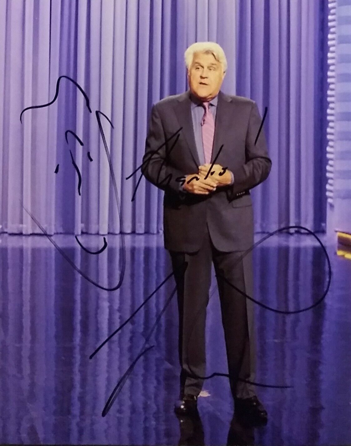 Jay Leno signed 8 x10