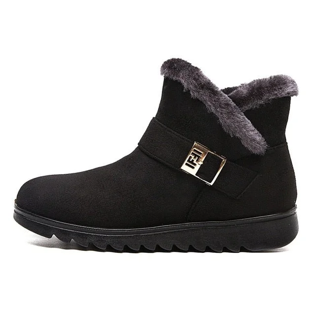 Winter Women's Fur Lined Ultra Warm Ankle Boots shopify Stunahome.com