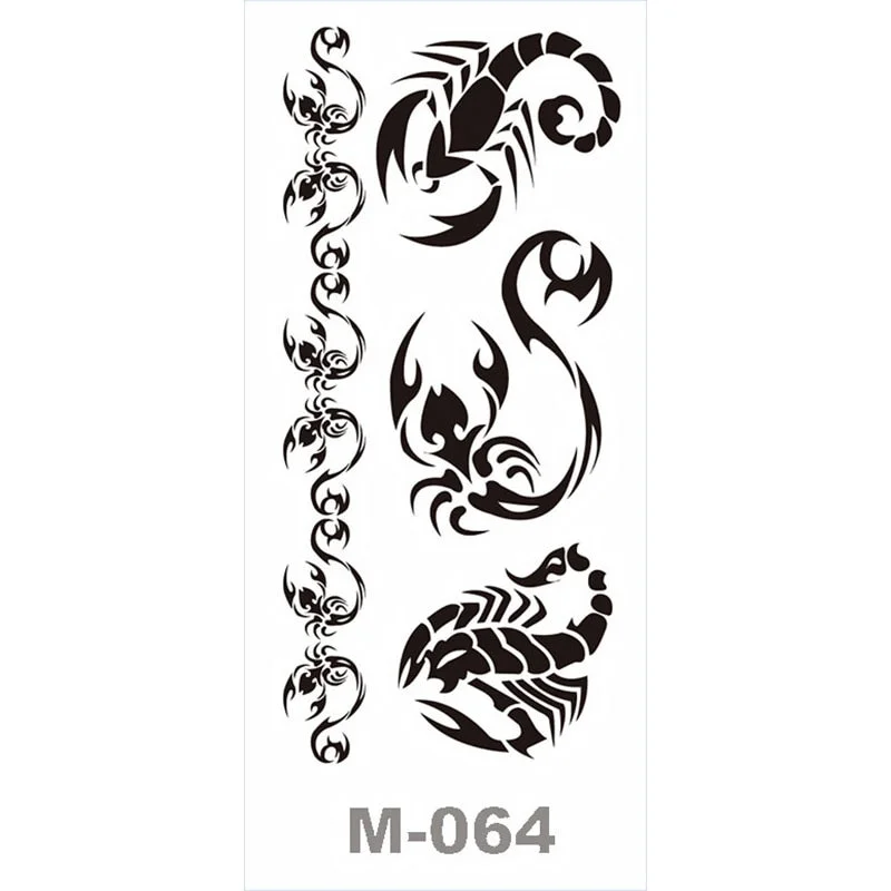 SDRAWING Temporary Tattoo Stickers Butterfly Flower Eagle Scorpion Men And Women Small Size Art Tattoo Neck Hip Arm Chest