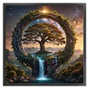 Life Tree-14CT Stamped Cross Stitch 40*40cm
