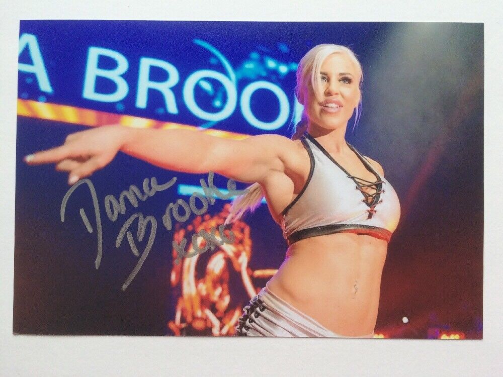 Dana Brooke Autographed Photo Poster painting WWE Diva signed VERY SEXY