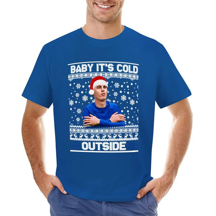 Cold Palmer Inspired Baby Its Cold Outside Football Culture Men's T-shirt	
