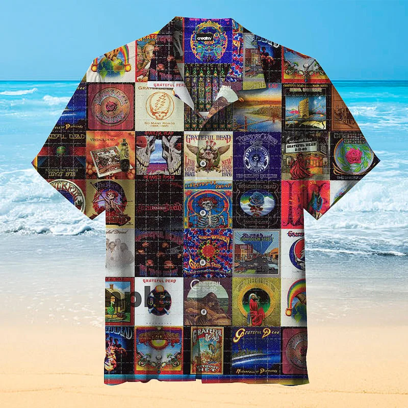 Carolina Panthers Grateful Dead Hawaiian Set Full Printing Hawaiian Shirt -  Listentee