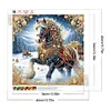 Diamond Painting-DIY Crystal Rhinestone Xmas Horse(40*40CM）