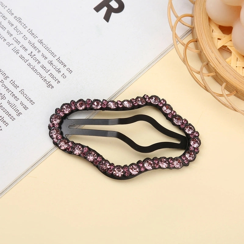Women’s Minimalist Clouds Alloy Inlay Rhinestones Hair Clip