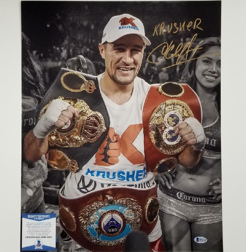 Sergey Kovalev signed Krusher