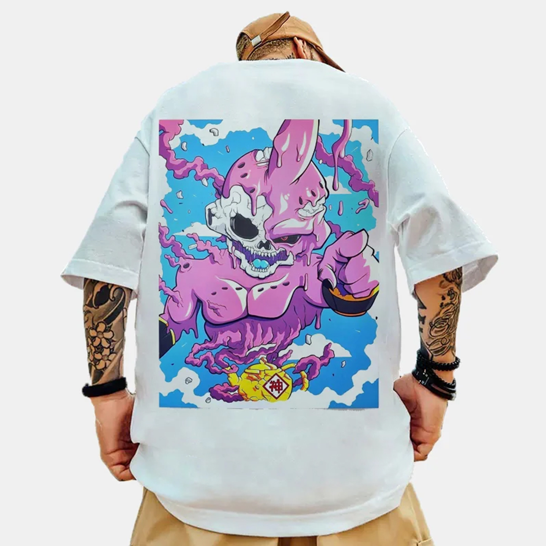 Unisex DB Anime Buu Printed T-Shirt