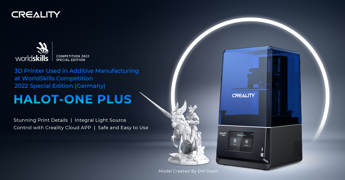 The Creality Halot One Plus resin 3D Printer energizes your