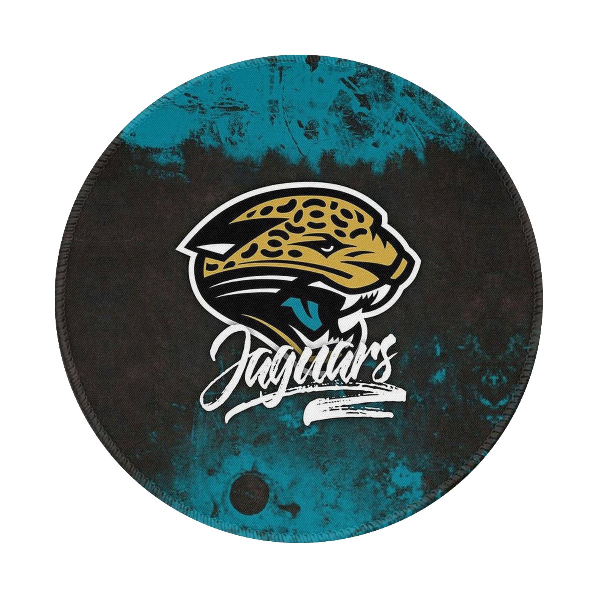 Jacksonville Jaguars Logo Round Non-Slip Thick Rubber Modern Gaming Mousepad