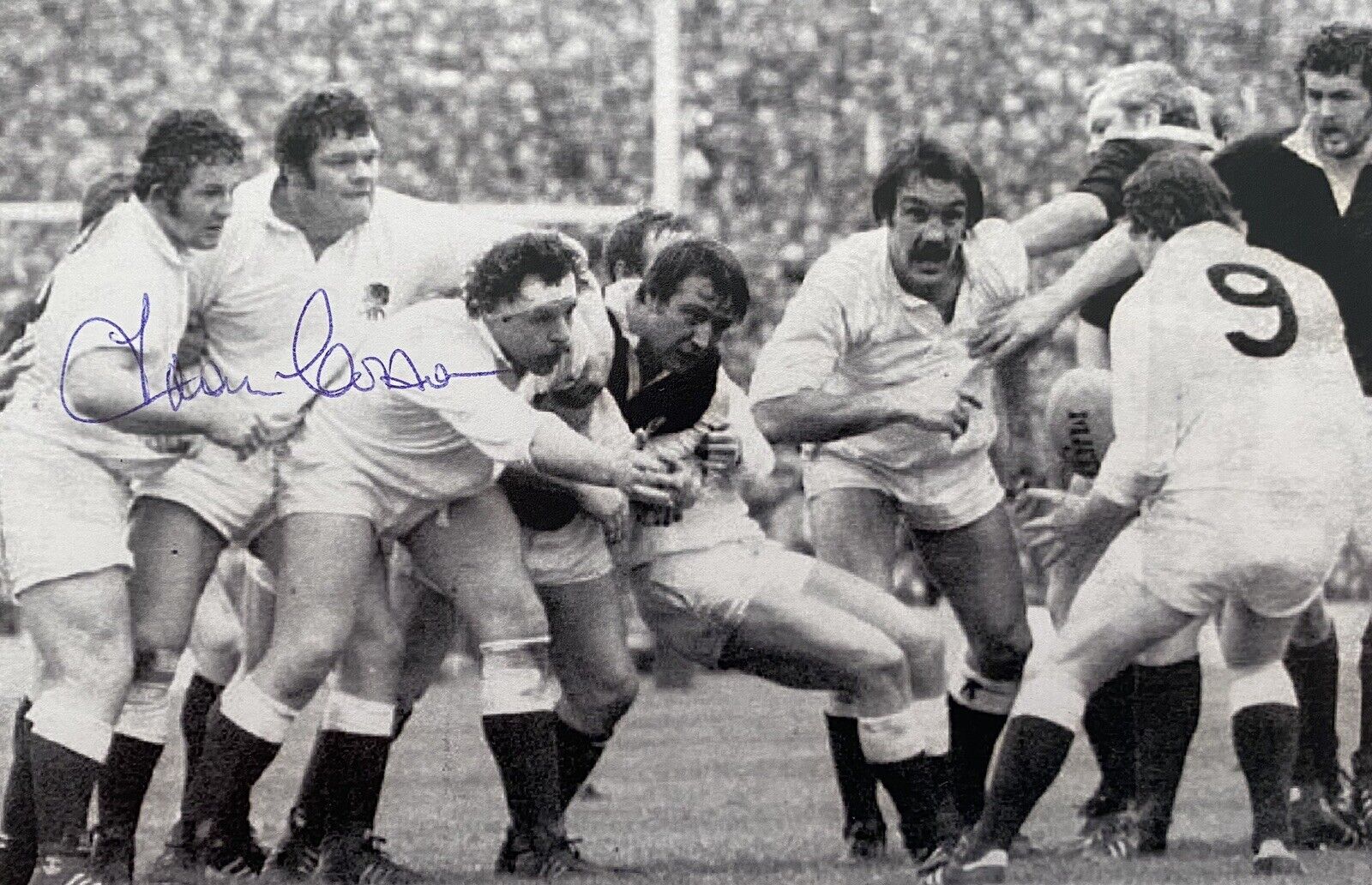 Fran Cotton Genuine Hand Signed England 6X4 Rugby Photo Poster painting