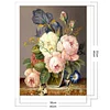 Peony - 11CT Stamped Cross Stitch - 50*40cm - Flower