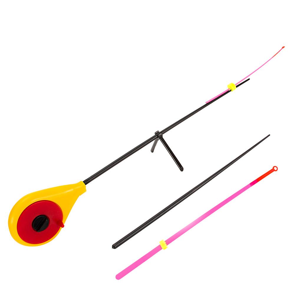 

Ice Fishing Rod Yellow+5pcs Fishing Pole Tips Red Kit Outdoor Tool, 501 Original
