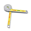 360 Degree Miter Saw Protractor w/Leveling Bubble Angle Finder Gauge Ruler