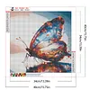 Diamond Painting -DIY Round Drill Butterfly(40x40cm)