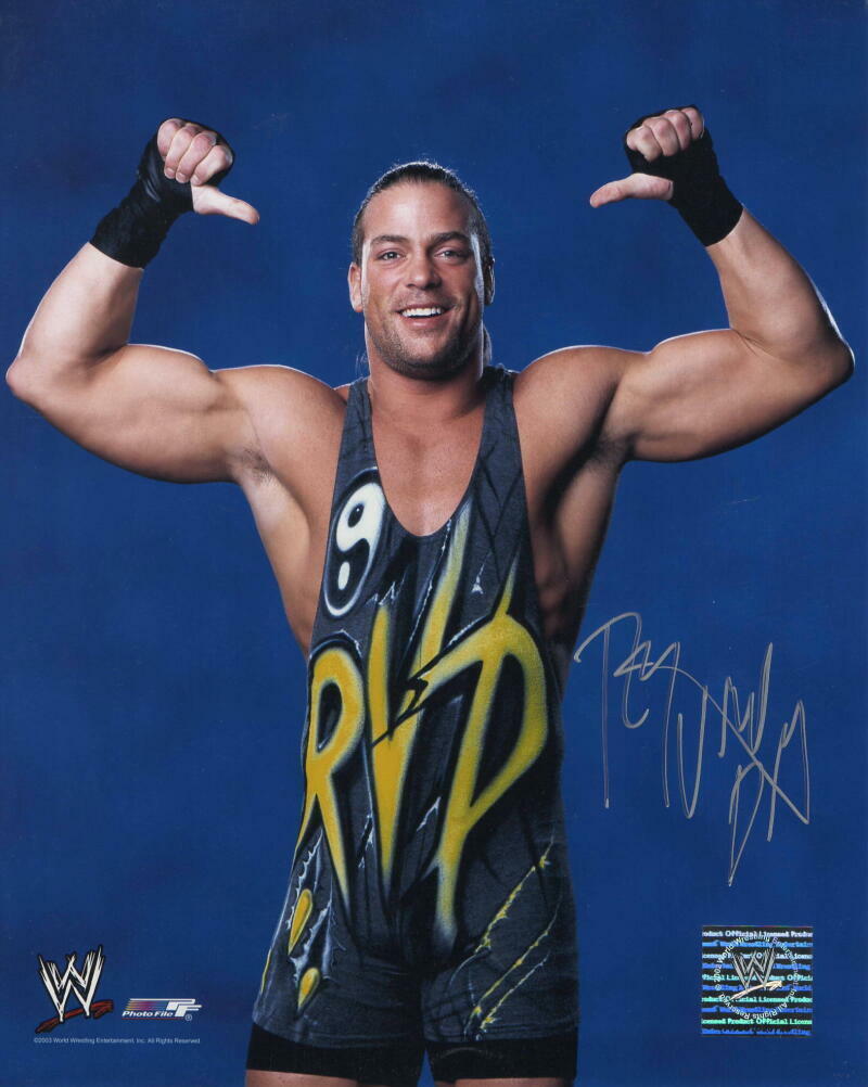 ROB VAN DAM RVD SIGNED AUTOGRAPH 8x10 Photo Poster painting - ECW & WWE SUPERSTAR, RARE!