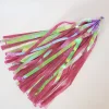 6 BAGS Flashing Film Paper Tassels Party Dessert Table Backdrop Decor