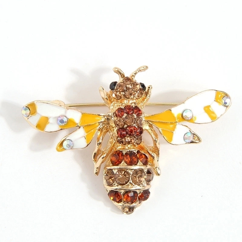 Vintage Style Bird Alloy Inlay Rhinestones Unisex Brooches 1 Piece