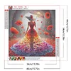 Diamond Painting -DIY Round Drill Poppy Girl(40x40cm)
