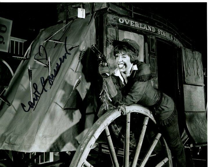 CAROL BURNETT signed autographed CALAMITY JANE 8x10 Photo Poster painting