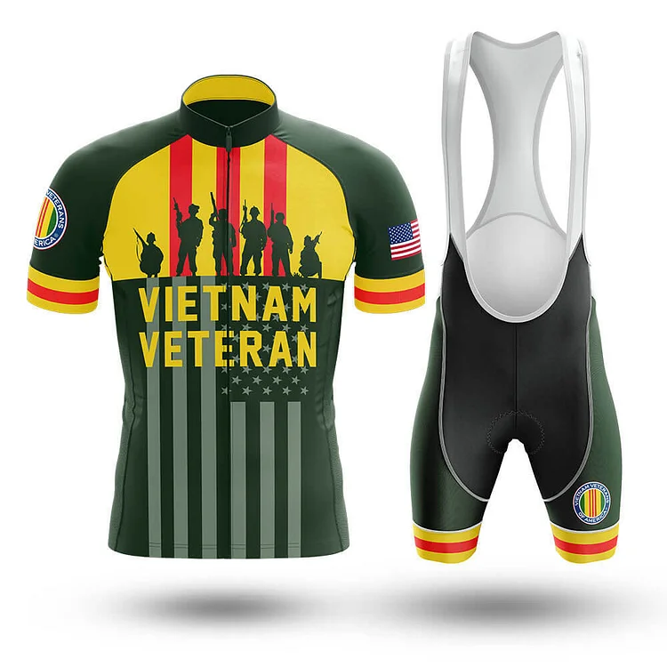 Vietnam Veteran Men's Short Sleeve Cycling Kit