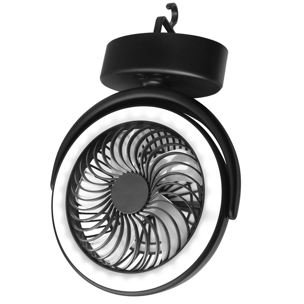 

Camping Lantern Portable Tent LED Fan Outdoor Hiking USB Night Hanging Lamp, 501 Original