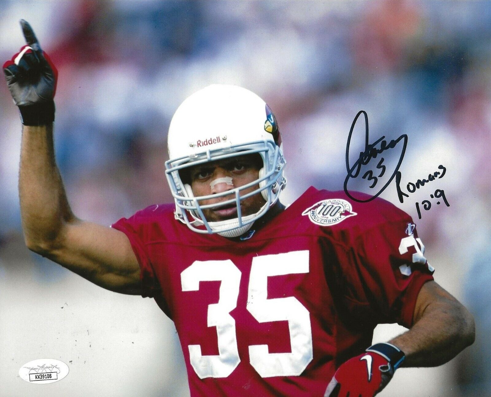 Aeneas Williams signed Arizona Cardinals 8x10 Photo Poster painting autographed JSA