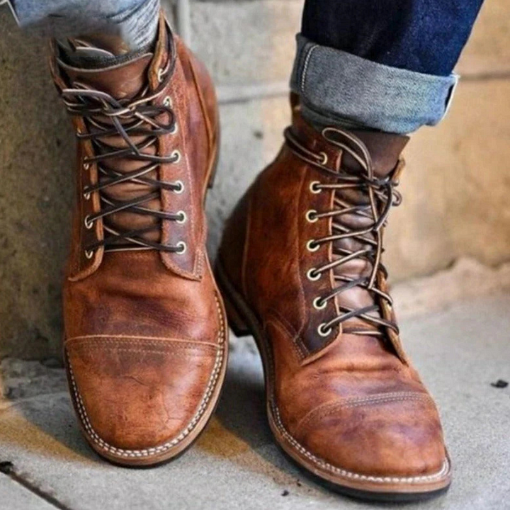Premium leather boots