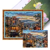 City View - 11CT Stamped Cross Stitch 55*40cm/21.65*15.75in