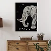 Kits d&rsquo;art en diamant en perle d&rsquo;&eacute;l&eacute;phant avec cadre 30x40cm pour la d&eacute;coration int&eacute;rieure adulte