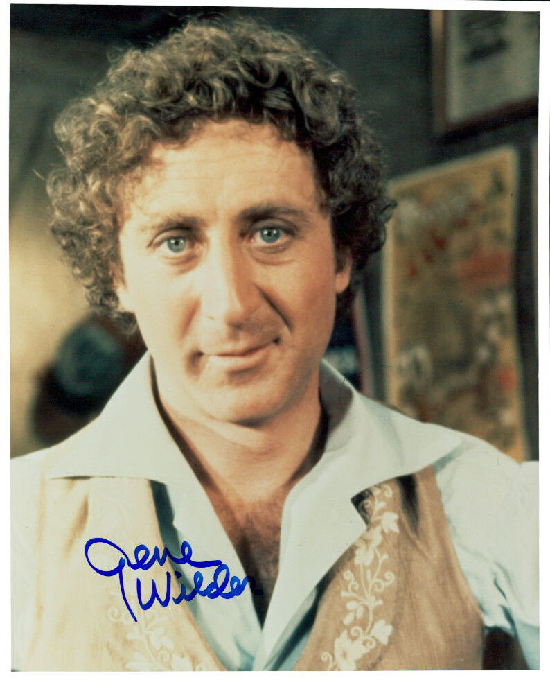 Gene Wilder signed authentic 8x10 Photo Poster painting COA