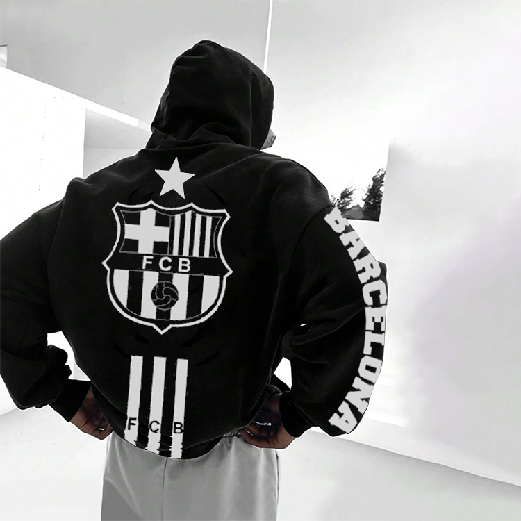 Oversized Football Club Graphic Hoodie / TECHWEAR CLUB / Techwear