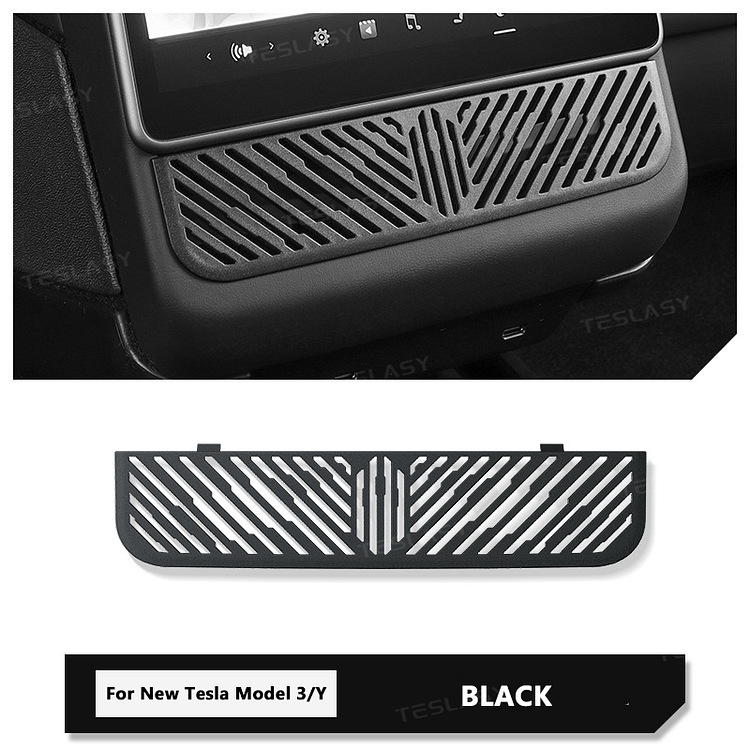 Model 3 Highland 2024+/ Model Y Juniper 2025+ Rear Air Conditioner Air Outlet Protective Cover | Teslasy