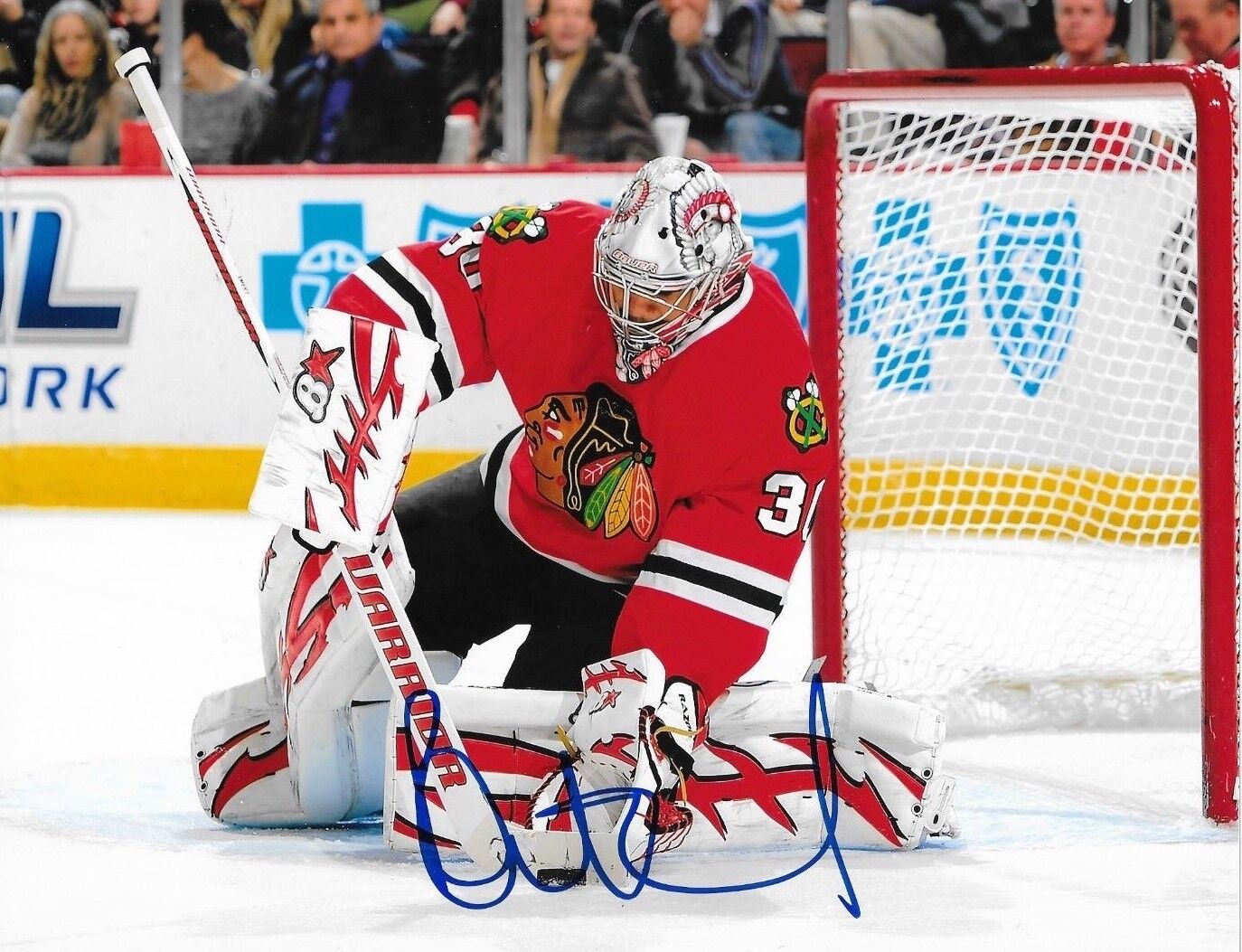 Ray Emery signed Chicago Blackhawks 8x10 Photo Poster painting autographed Hawks 4