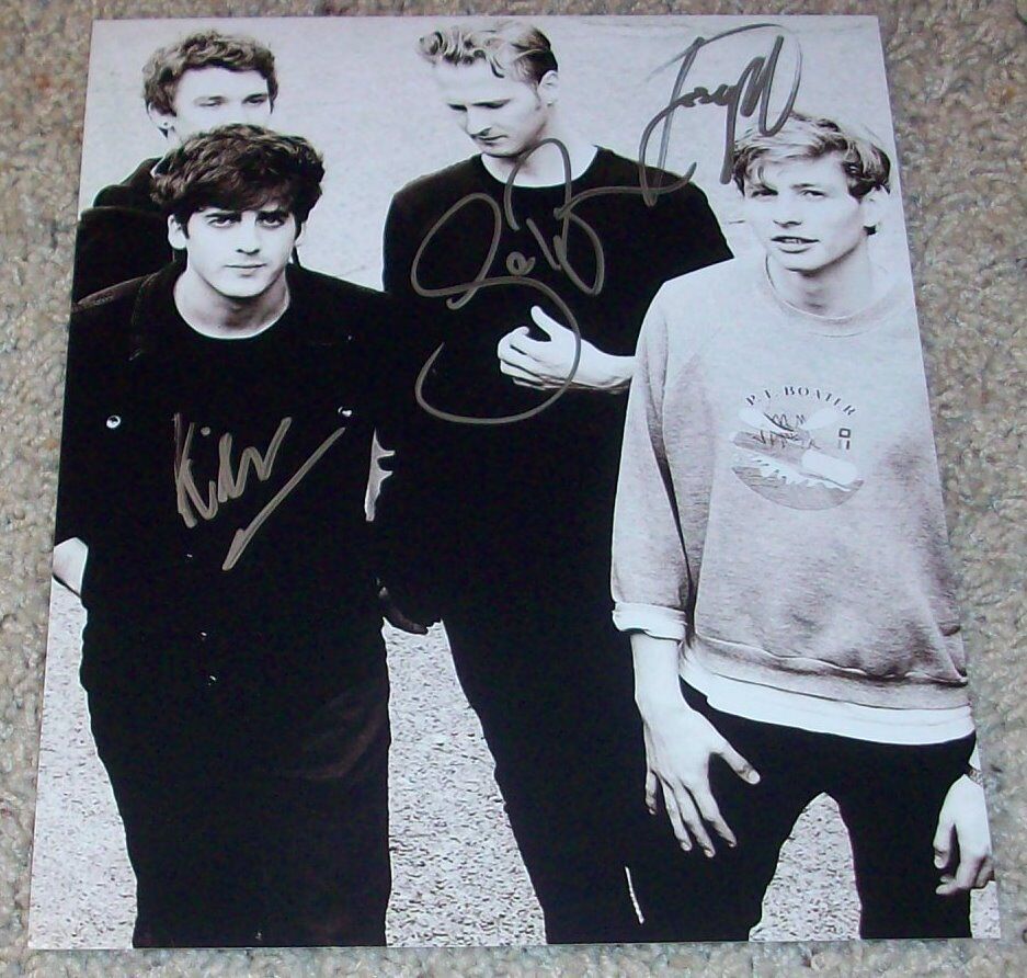 CIRCA WAVES BAND SIGNED AUTOGRAPH 8x10 Photo Poster painting B w/PROOF KIERAN SHUDALL +2