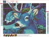 Colored Elk | Full Circle Diamond Painting Kit
