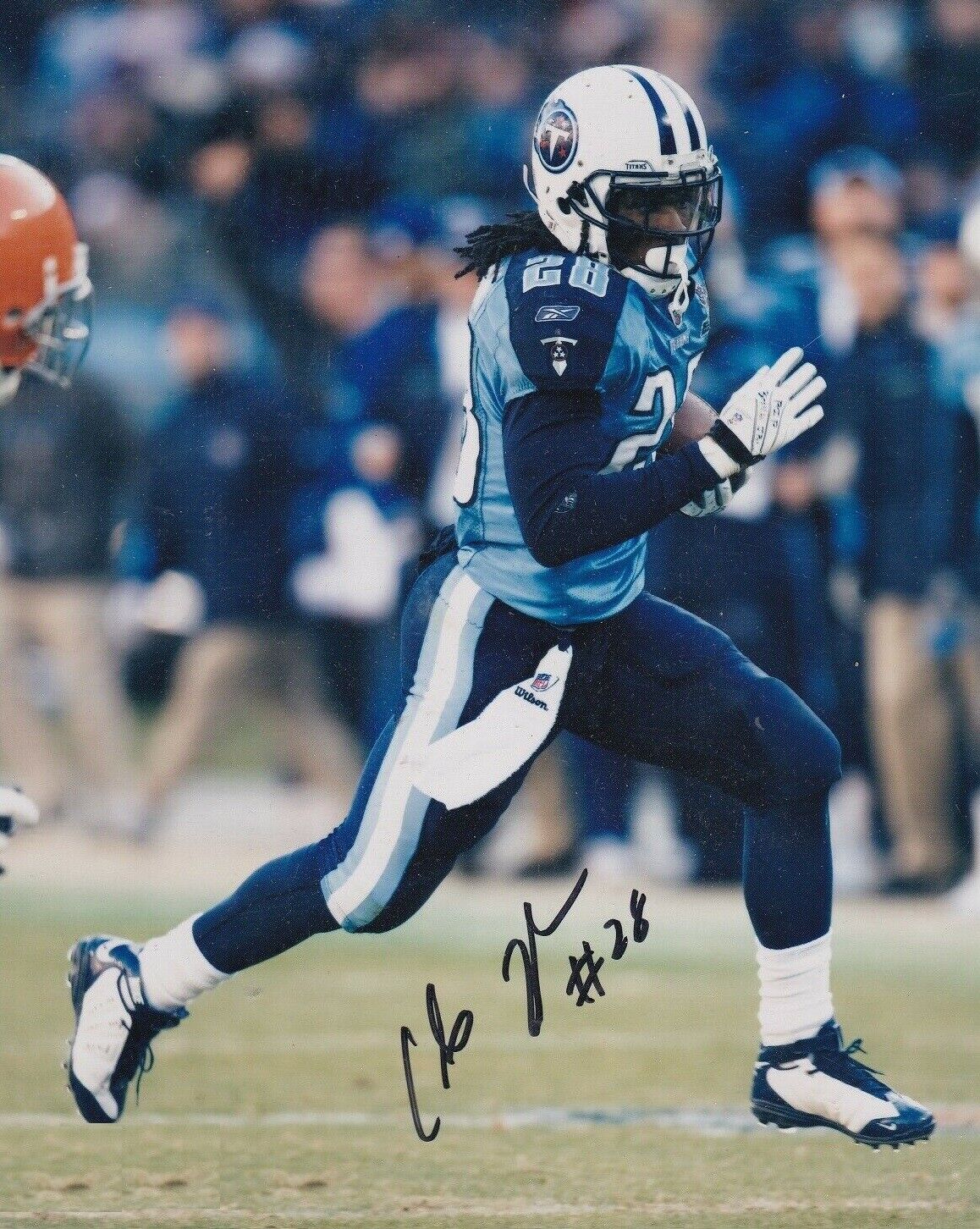 Chris Johnson Autographed Signed 8x10 Photo Poster painting ( Titans ) REPRINT