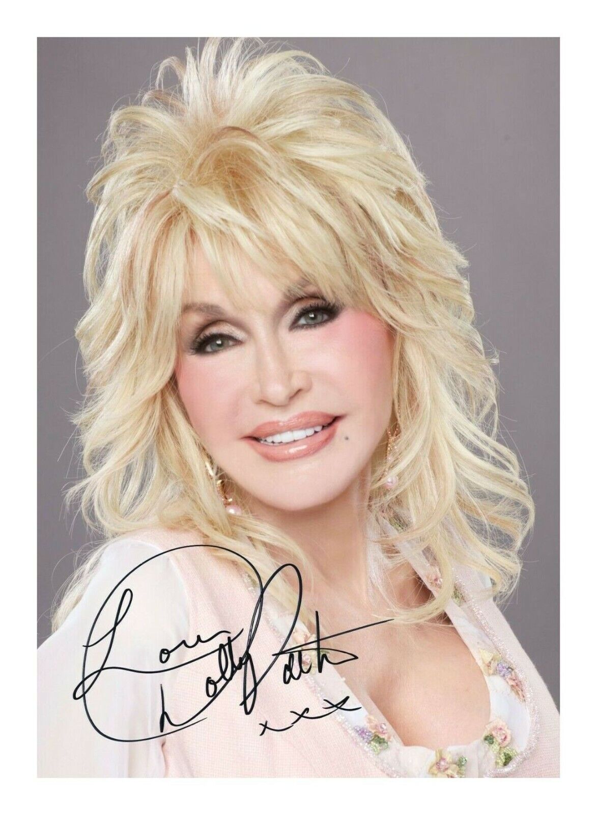 DOLLY PARTON AUTOGRAPH SIGNED PP Photo Poster painting POSTER