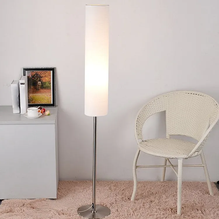 Ren&eacute;e Basic Artificial Floor Lamp, Fabric & Metal, 4 Colors, 180CM Long
