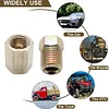 12Pcs 7/16 Inch-24 Threads Brake Union Fittings Assortment for 1/4 Inch Tube