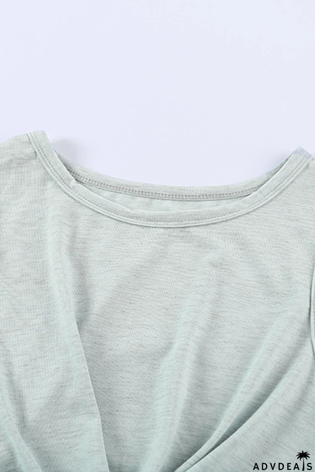 Burgundy Crew Neck Sleeveless Twist Hollow-out Bodycon Mini Dress