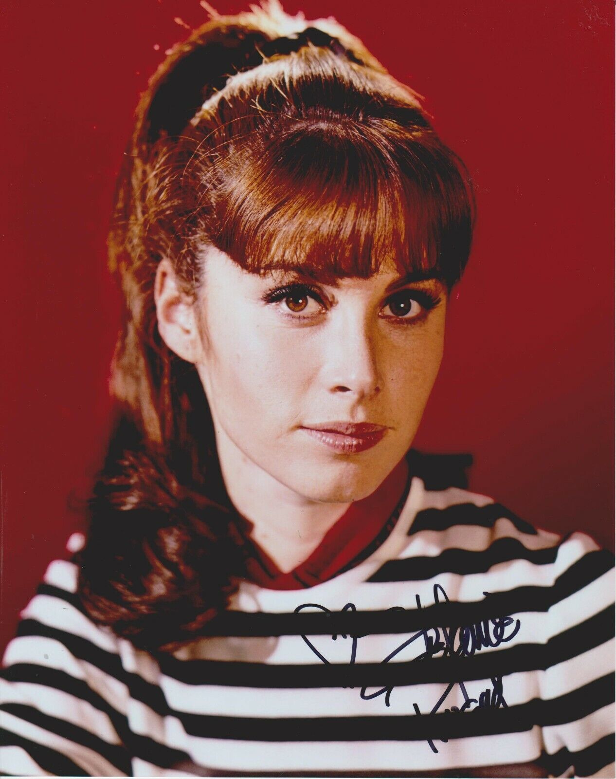 Stefanie Powers Original 8X10 Photo Poster painting #11 Signed In Person At Hollywood Show