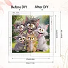 Diamond Painting-DIY Crystal Rhinestone Funny Cat