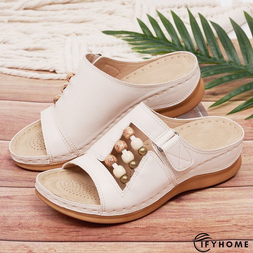 Leather Summer Slipper | IFYHOME