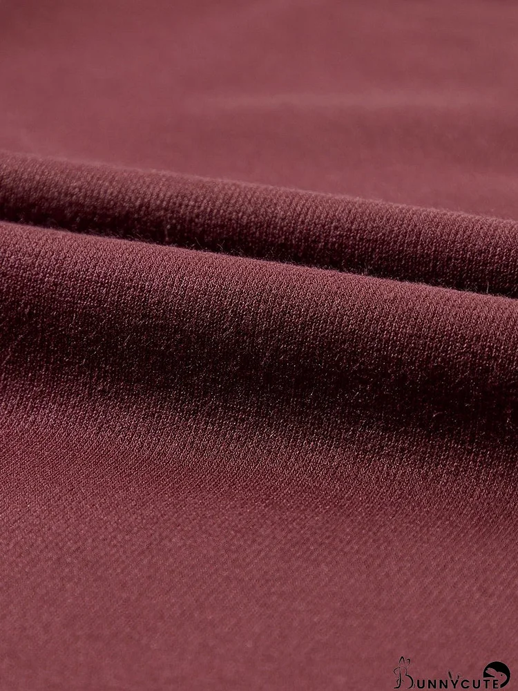 Soft Burgundy Knit Top